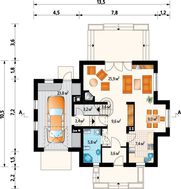 Чудовий будиночок з квадратурою більше 150 m² з гаражем і виходом на заднє подвір'я