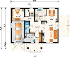 Заміський котедж в класичному стилі з мансардним поверхом