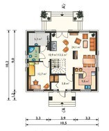 Сучасний будинок з шістьма спальнями