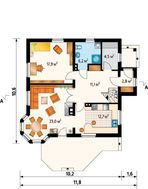 Затишний заміський будинок з п'ятьма спальнями