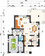 Заміський котедж з дизайном у середземноморському стилі