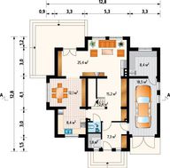 Проект вишуканої садиби для невеликої родини