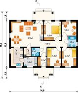 Гарний одноповерховий особняк