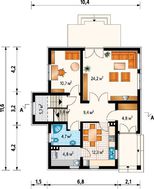 Чарівний двоповерховий котедж з поєднаною їдальнею-кухнею