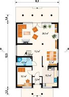 Яскравий житловий будинок площею 150 м2