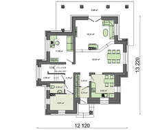 Привабливий житловий будинок - замок