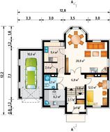 Упорядкований котедж з чотирма спальнями