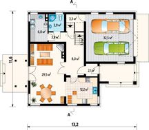 Проект комфортного особняка цікавою планування