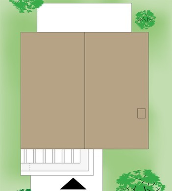 Невеликий житловий будинок з трьома особистими кімнатами