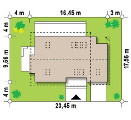 Проект будинку з гаражем на 190 m²