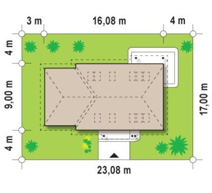 Проект заміського котеджу на 200 m²