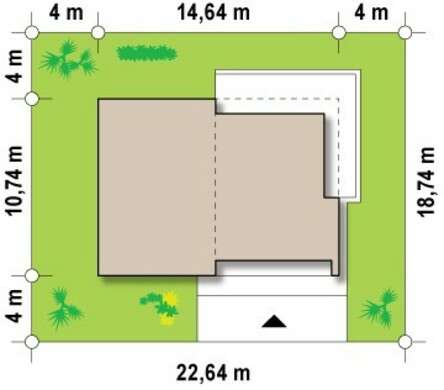 Проект сучасного будинку з плоским дахом